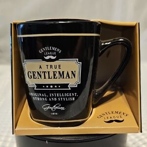 Gentlemen's League Black Mug